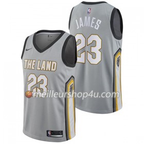 Maillot Basket Homme Cleveland Cavaliers LeBron James 23 Nike City Edition Swingman